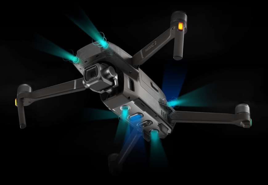 DJI Mavic 2 Pro / Zoom Intelligent flight mode APAS obstakeldetectie