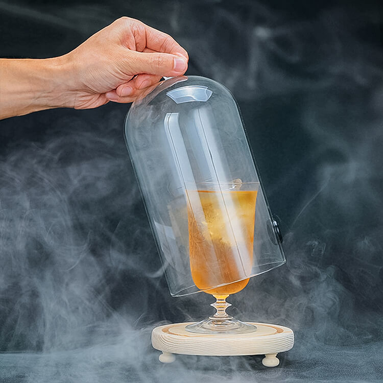 Ziva glazen stolp voor cocktails roken