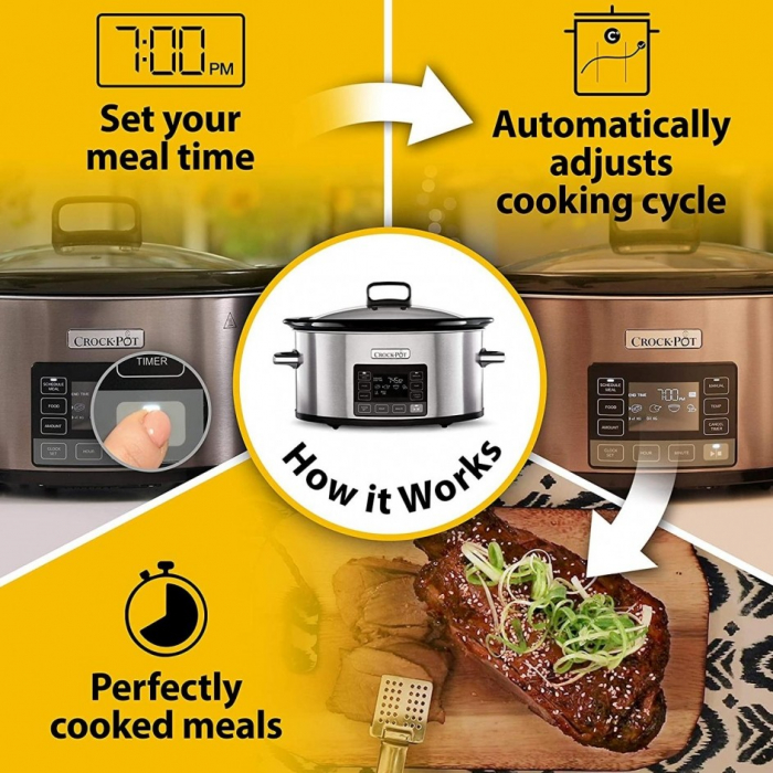 Crock Pot CR507 - Programmable Slow Cooker 4,7L