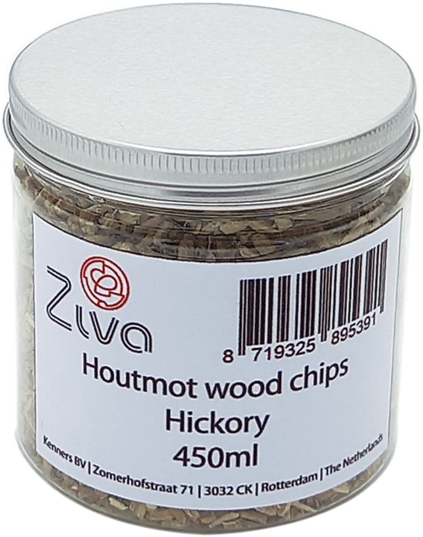 Houtmot wood chips Hickory 450ml