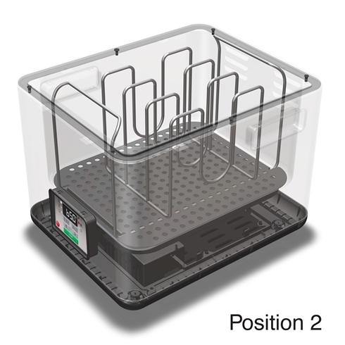 Ziva Sous-vide divider Small stainless steel (3 positions)