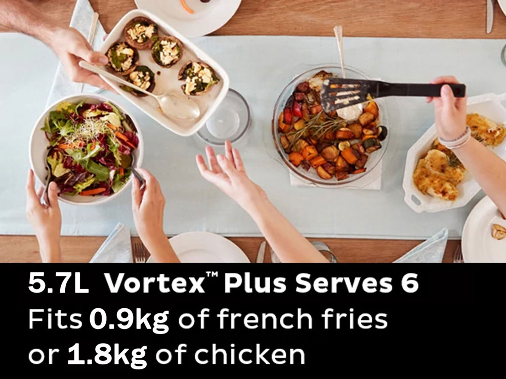 Instant Vortex Plus ClearCook OdorErase RVS 5,7 liter (6 Qt)