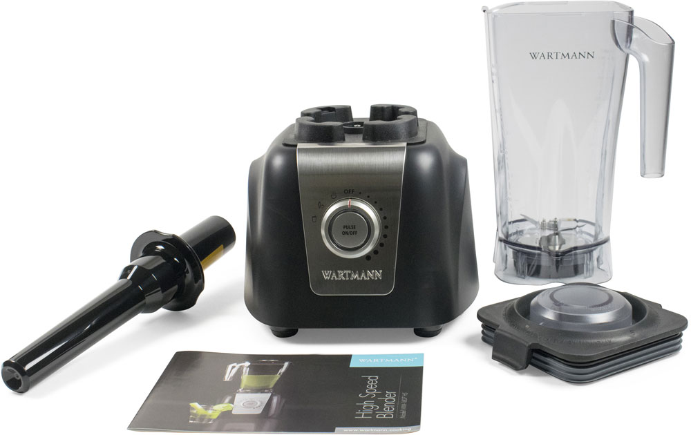 Wartmann High Speed Blender WM-1807 HS (2 liter Tritan jug) (Black)