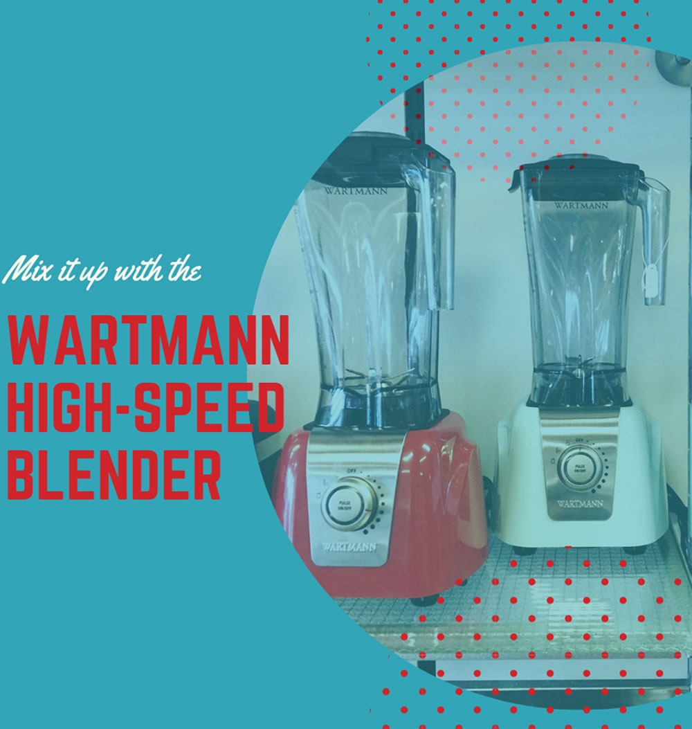 Wartmann High Speed Blender WM-1807 HS (2 liter Tritan can) (Red)