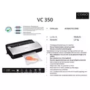Caso VC 350 vacuümmachine