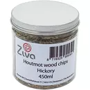 Ziva Aromatische Hout Mot Snippers Hickory (450ml) voor koudroken