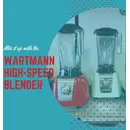 Wartmann High Speed Blender 2 liter (Anthraciet)
