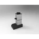 Ziva smoker cold smoker square standing Silver