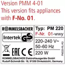 Rommelsbacher automatische pastamaker PM 220