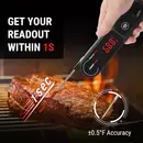 ThermoPro Lightning 1s vleesthermometer IP65 LED ±0,3℃