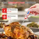 ThermoPro TP01H Direct afleesbare vleesthermometer met lange sonde voor BBQ, snoep, olie en rookoven