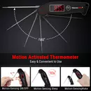 ThermoPro TP19 Digitale waterdichte vleesthermometer met direct afleesbare temperatuur en automatisch aanpasbaar LED-display