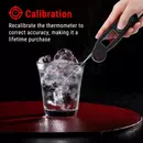 ThermoPro TP19 Digitale waterdichte vleesthermometer met direct afleesbare temperatuur en automatisch aanpasbaar LED-display