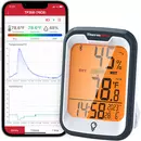 ThermoPro TP358 Bluetooth binnenthermometer en hygrometer met klok, verlicht display, bereik van 80 meter en gegevensexport