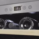 CASO WineSafe 18 EB Inox Built-in Wine Cooler