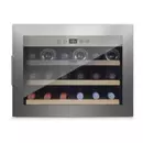 CASO WineSafe 18 EB Inox Built-in Wine Cooler