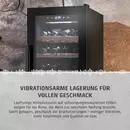 CASO WineComfort 24 Black Built-in Wine Cooler