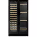 CASO WineChef Duo 122 Black Design Wine Cooler
