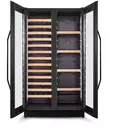 CASO WineChef Duo 122 Black Design Wine Cooler