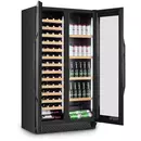 CASO WineChef Duo 122 Black Design Wine Cooler