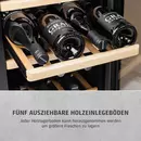 CASO WineComfort 24 Black Built-in Wine Cooler