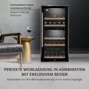 CASO WineComfort 24 Black Built-in Wine Cooler