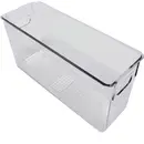 Plateau de rangement pour réfrigérateur Ziva – Étroit (26,8 × 9,5 × 13,3 cm)