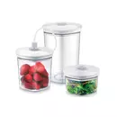 Caso vacuum storage canister set (3-piece)