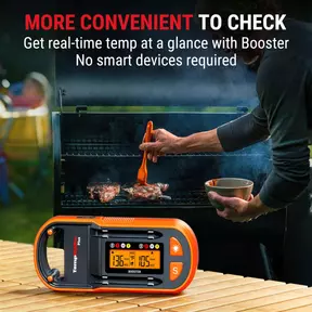 ThermoPro TP972 Twin TempSpike Plus 183-meter Bluetooth Draadloze Vlees Thermometer met Dubbele Sonde