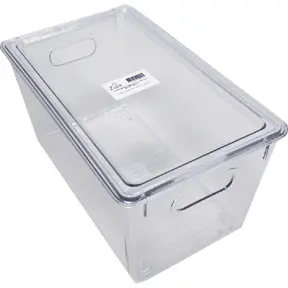Ziva koelkast organizer bak met deksel – Medium (25,7 × 15,5 × 13,5 cm)