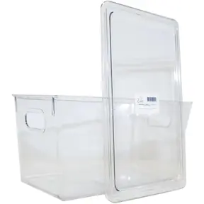 Ziva koelkast organizer bak met deksel – Medium (25,7 × 15,5 × 13,5 cm)