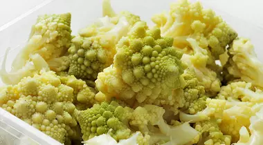 Sous vide Romanesco broccoli