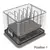 Ziva - sous vide Rack - Edelstahl304 - 4 feste Positionen - 16x16x10cm (LWH)