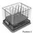 Ziva - sous vide Rack - SS304 - 4 fixed positons - 16x16x13cm (LWH)