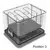 Ziva - sous vide Rack - Edelstahl304 - 4 feste Positionen - 16x16x10cm (LWH)