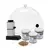 Ziva Smoke Bundle - Ziva Smoker Compact + Smoke Bell Ø36,5x15cm + Wood Moth (3 saveurs de 450ml)