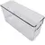 Plateau de rangement pour réfrigérateur Ziva – Étroit (26,8 × 9,5 × 13,3 cm)
