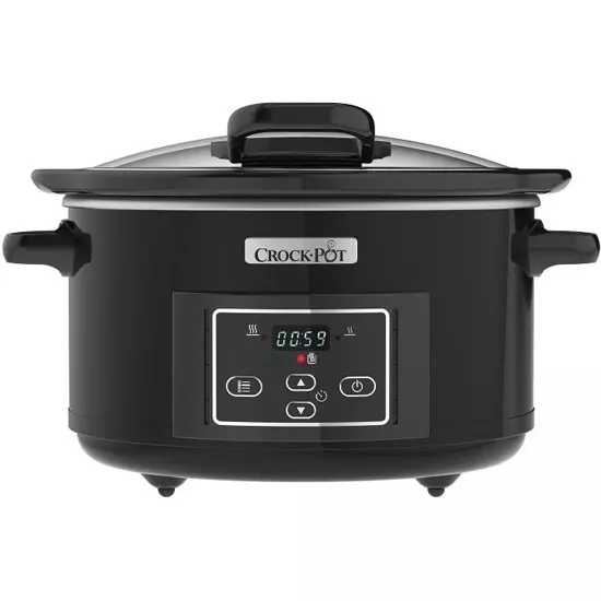 Crock-Pot CR052 Slow Cooker zwart 4,7L klapdeksel