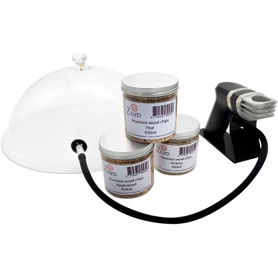 Ziva Smoke Bundle - Smoker + cloche + smoke wood