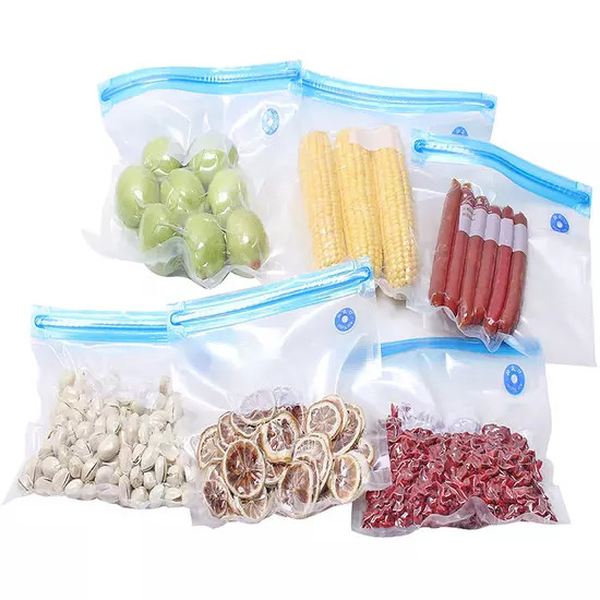 Ziva - Ziploc vacuum bags - with valve - 22x21cm (25pc)