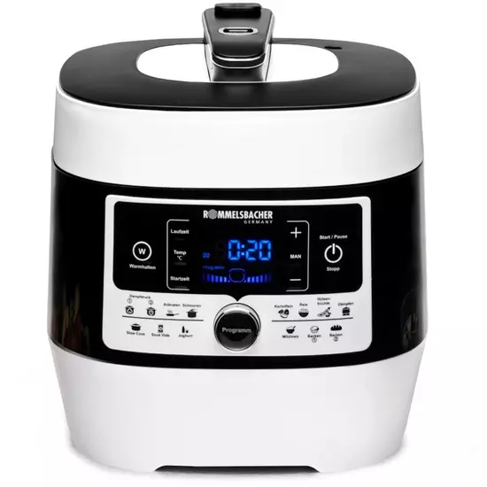 Rommelsbacher multifunctionele snelkookpan MD 1000