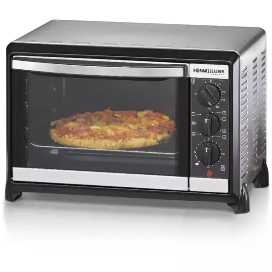 Rommelsbacher mini oven BG 1055/E roestvrij staal, hetelucht