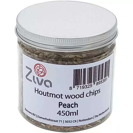 Ziva Aromatische Hout Mot Snippers Perzik (450ml) voor koudroken