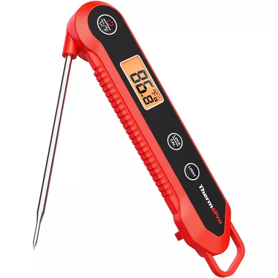 ThermoPro TP03H Digitale direct afleesbare voedselthermometer met achtergrondverlichting en magnetische achterkant