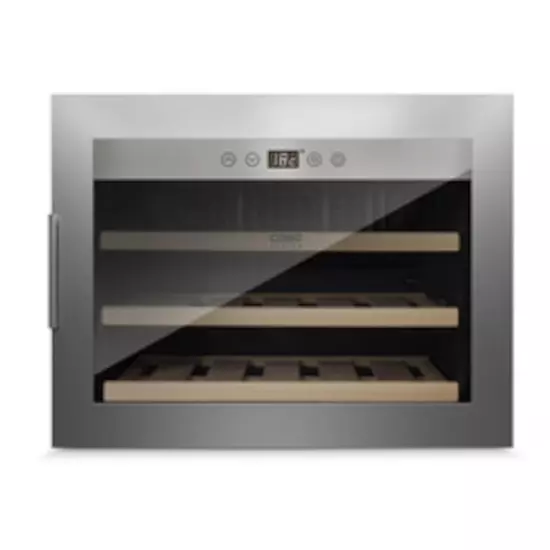 CASO WineSafe 18 EB Inox Built-in Wine Cooler
