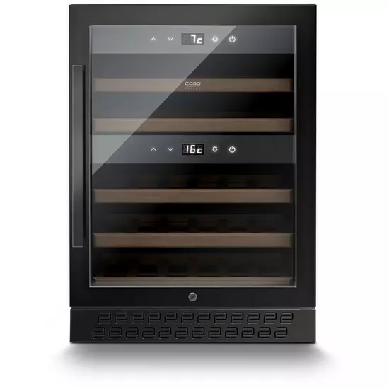 CASO WineChef Pro 40 Black Built-in Wine Cooler