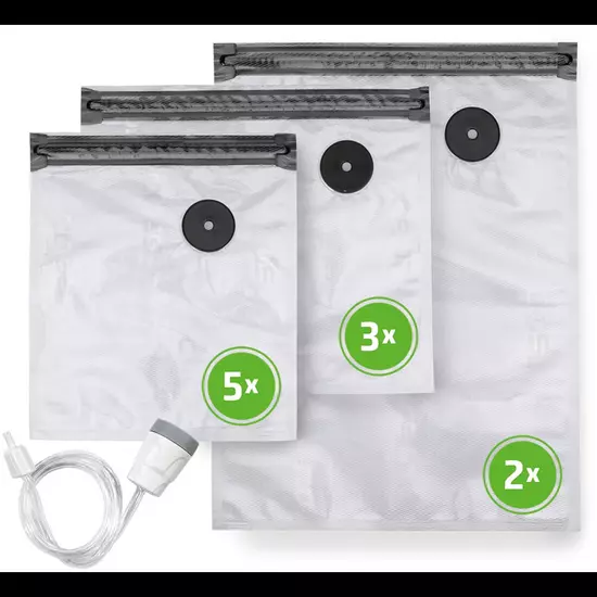 CASO Vacu ZIP-Adapter Set (20x23, 26x35, 26x23)