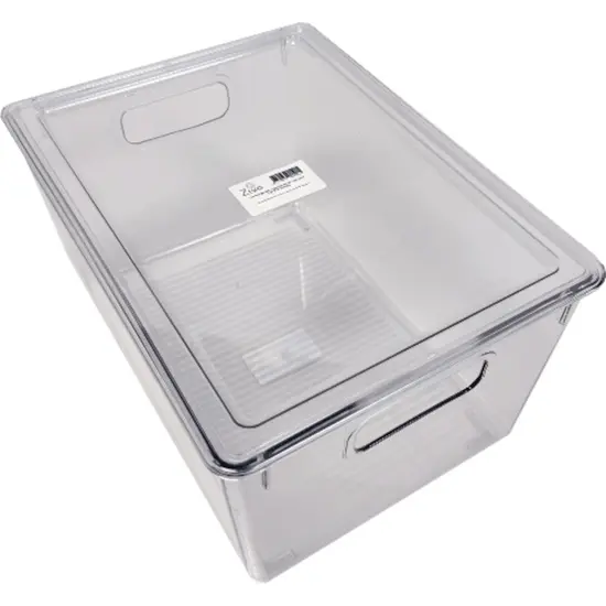 Ziva koelkast organizer bak met deksel – Large (29,3 × 21 × 15,5 cm)