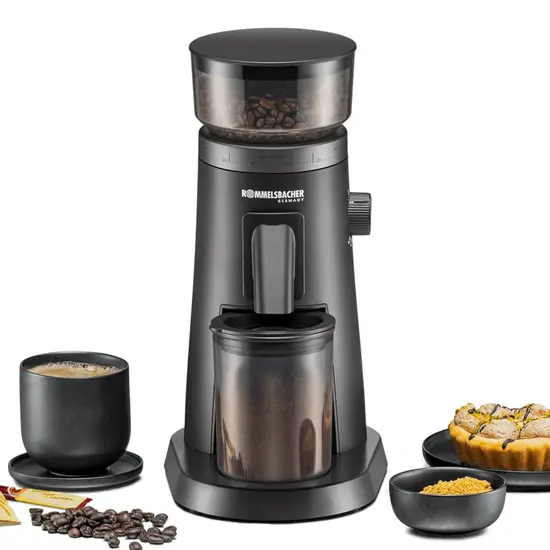 Rommelsbacher Koffiemolen EKM 600 met conisch maalwerk