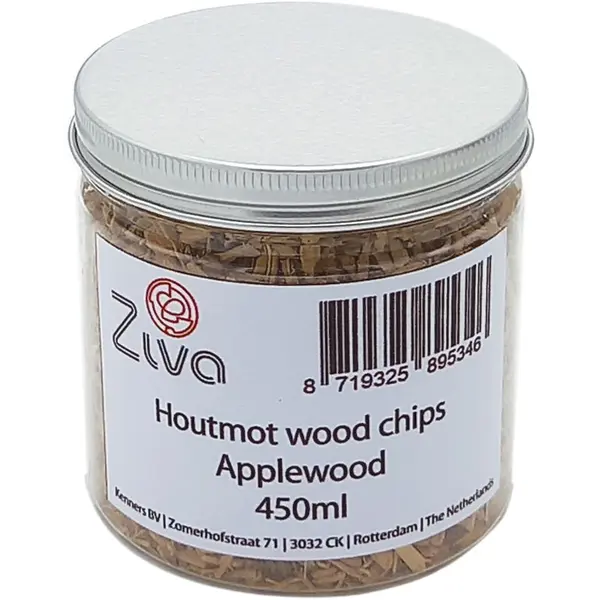 Ziva Aromatic Wood Moth Chips Apple (450ml) for cold smoking